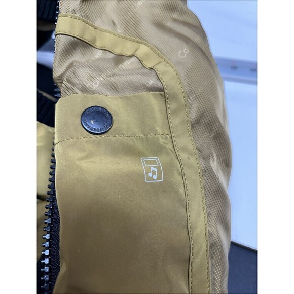Calvin Klein Performance Quilted Puffer Zip Vest Small Mustard Yellow Cabincore - Picture 14 of 14